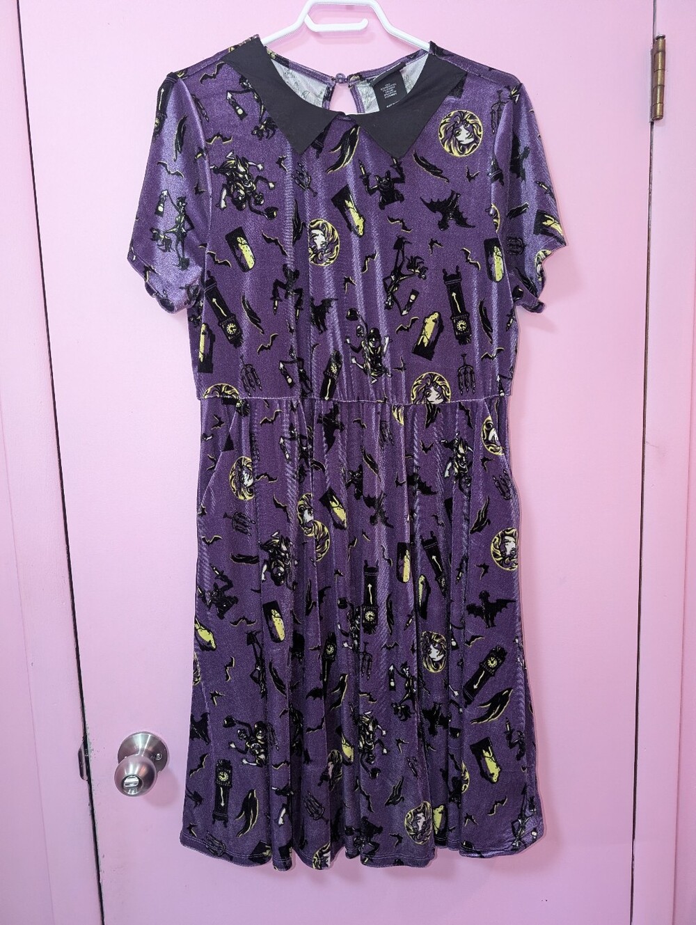 Torrid Disney Haunted Mansion Velvet Dress